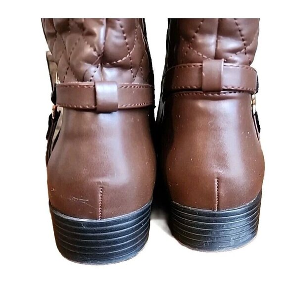 Liz Claiborne LC Brown Trina Wide Cafe Tall Boots Women's Size 10M - Picture 9 of 13